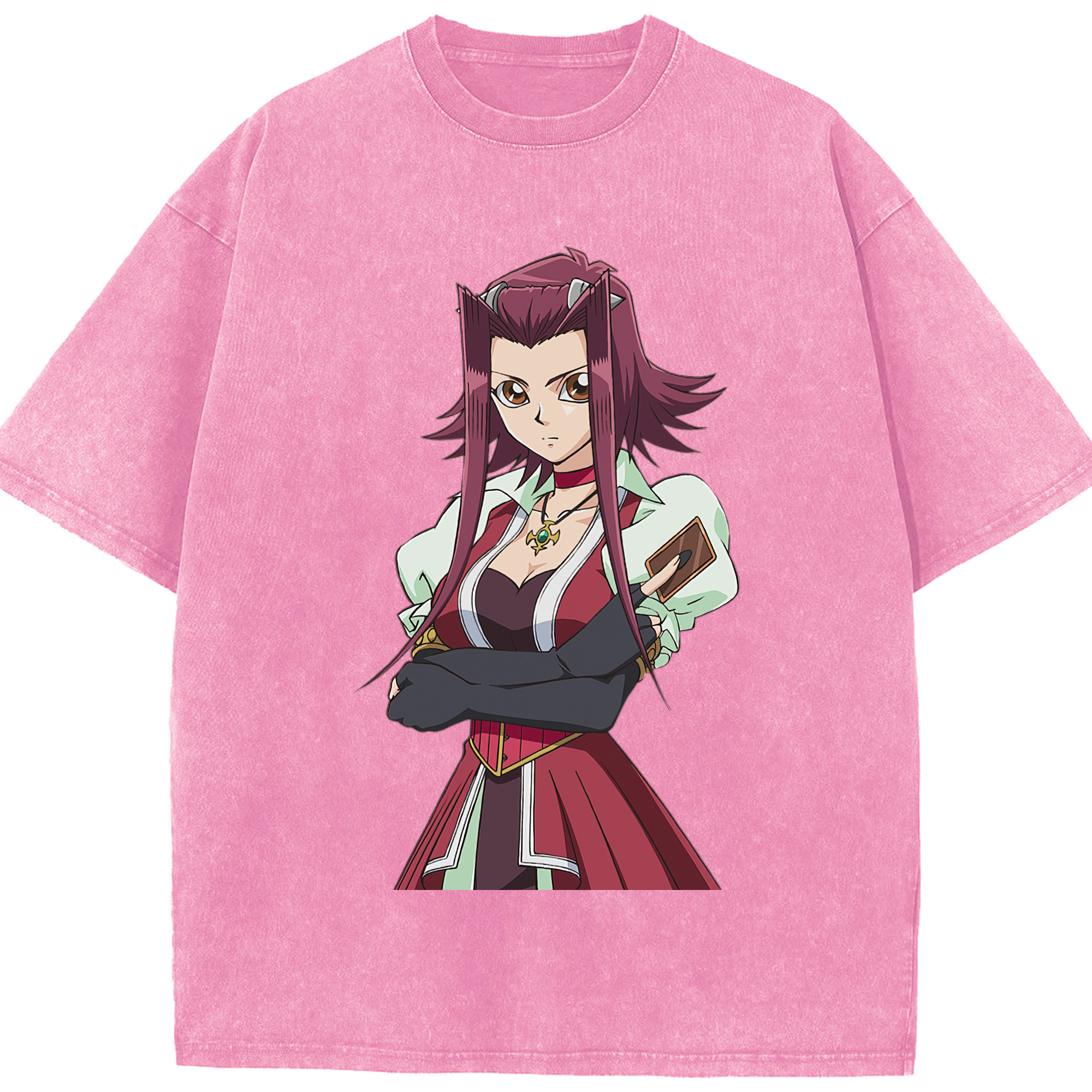 （画像用） 遊☆戯☆王 Yu-Gi-Oh! 綿100% ヴィンテージ風 半袖Tシャツ（フロントプリント）